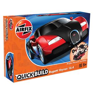 AIRFIX: QUICKBUILD Bugatti 16.4 Veyron black/red