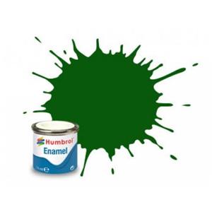 HUMBROL: No 3 Brunswick Green Gloss; enamel paint 14 ml