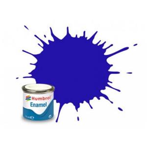 HUMBROL: No 25 Blue Matt; enamel paint 14 ml