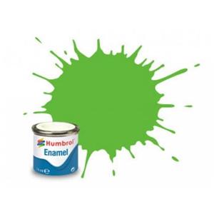 HUMBROL: No 38 Lime Gloss; enamel paint 14 ml