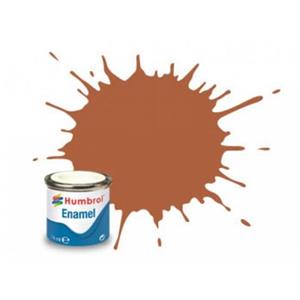 HUMBROL: No 70 Brick Red Matt; enamel paint 14 ml