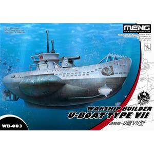 MENG MODEL: Warship Builder - U-Boat Type VII (CARTOON MODEL)