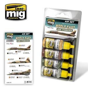 AMMO OF MIG: set colori per MIDDLE EAST AIR FORCES