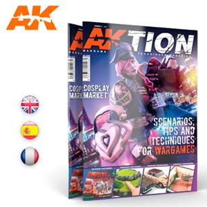 AK INTERACTIVE: AKTION WARGAME Magazine - Numero 1. Lingua inglese - 88 pagine