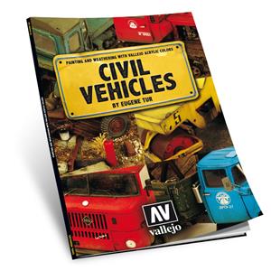 Vallejo Publications Book Book: Civil Vehicles by Eugene Tur English