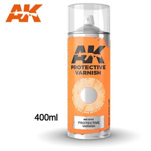 AK INTERACTIVE: Protective Varnish - Spray 400ml (Includes 2 nozzles)