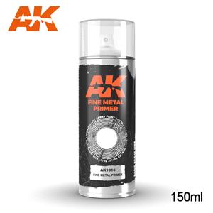 AK INTERACTIVE: Fine Metal Primer - Spray 150ml