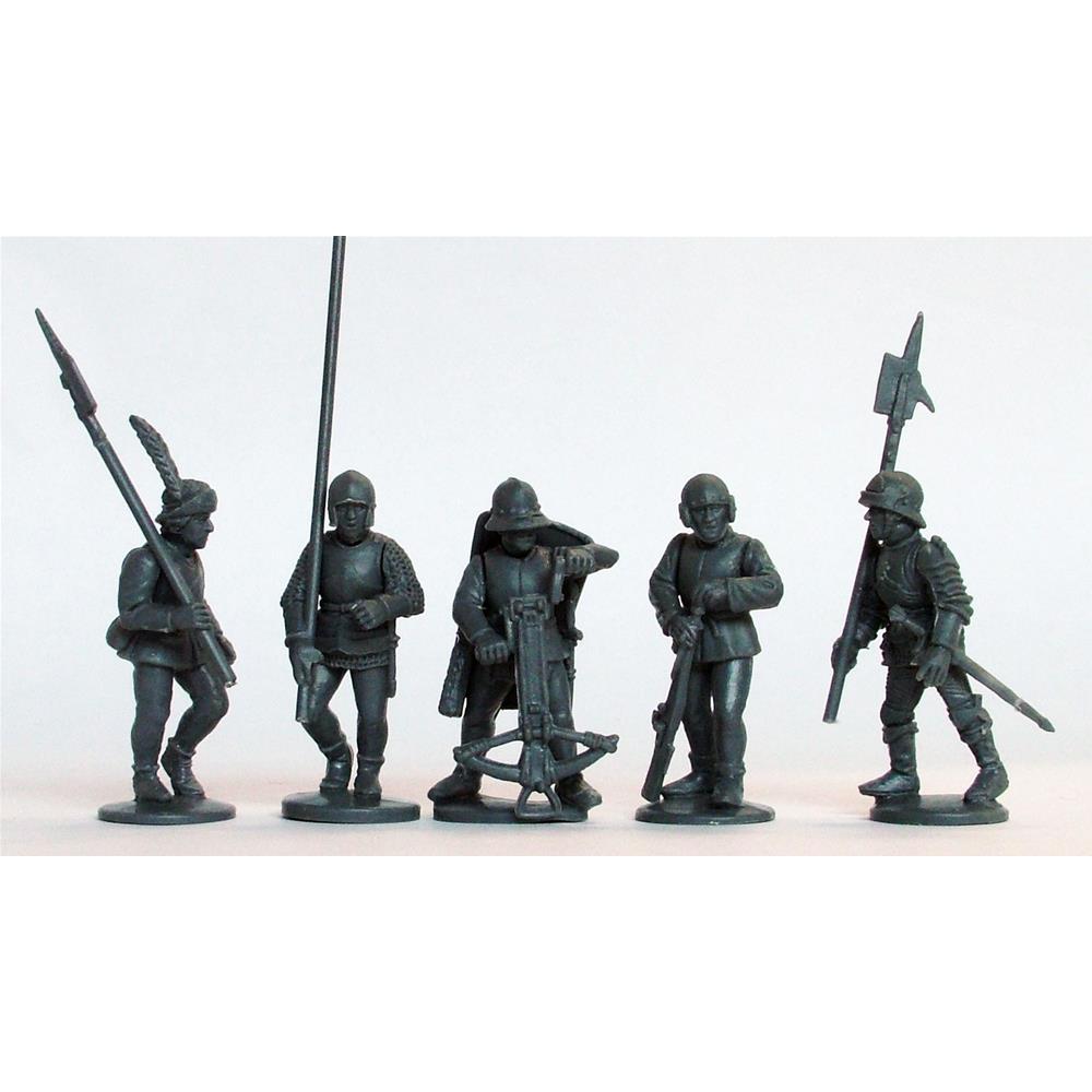Perry Miniatures: 28mm; Wars of the Roses Mercenaries European Infantry  1450-1500 PERRY MINIATURES PER-WR20