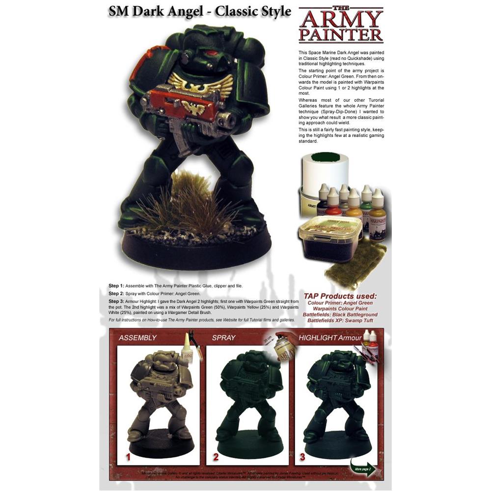 The Army Painter: Primer, Colour Angel Green