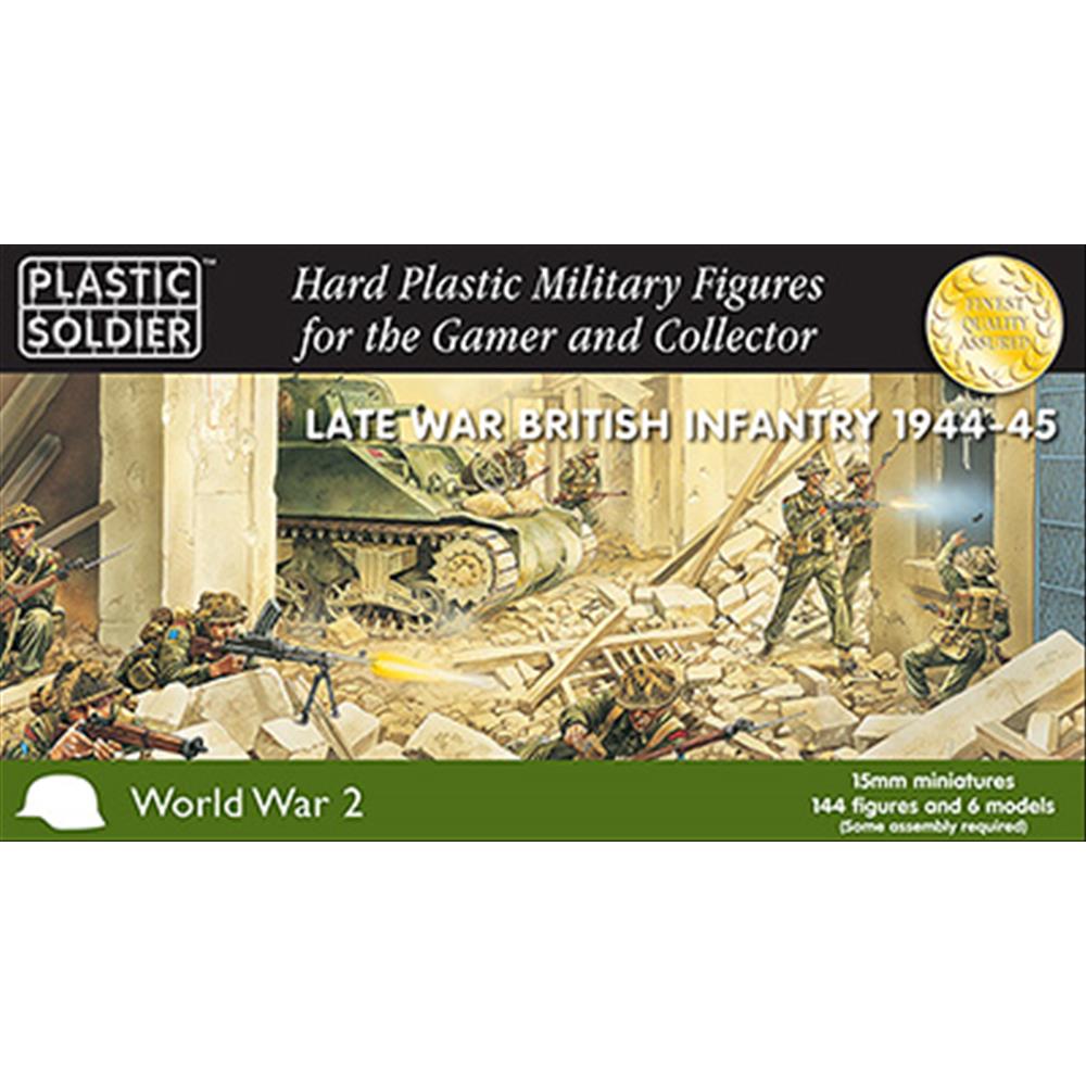 PLASTIC SOLDIER CO: 15mm Late War British Infantry 1944-45 PLASTIC