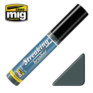 AMMO OF MIG: STREAKINGBRUSHERS Warm Dirty grey with fine brush applicator