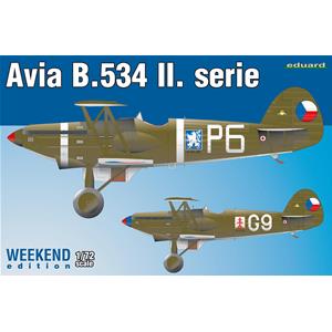 EDUARD: 1/72; Czechoslovak fighter biplane Avia B-534 II. serie - weekend edition