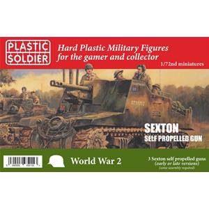 PLASTIC SOLDIER CO: 1/72; Allied Sexton Self Propelled Artillery (3 per scatola)