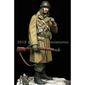 Alpine Miniatures: 1/16; WW2 US Infantry Winter 44-45