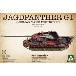TAKOM MODEL: 1/35; Jagdpanther G1 Late Production Sd.Kfz.173
