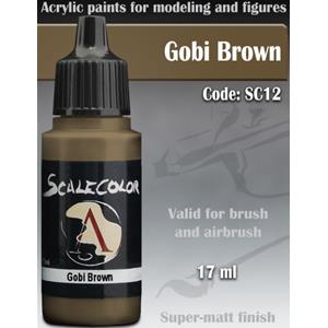 SCALE75 COLOR: GOBI BROWN - waterbased Acrylic paint 17ml