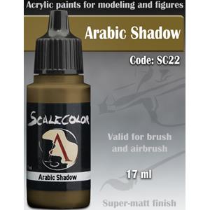 SCALE75 COLOR: ARABIC SHADOW - waterbased Acrylic paint 17ml
