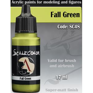 SCALE75 COLOR: FALL GREEN - waterbased Acrylic paint 17ml