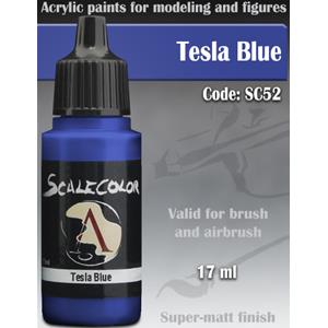 SCALE75 COLOR: TESLA BLUE - waterbased Acrylic paint 17ml