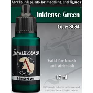 SCALE75 COLOR: INKTENSE GREEN - waterbased Acrylic paint 17ml