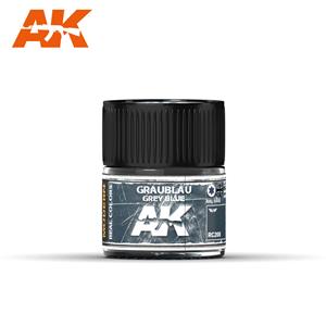 AK INTERACTIVE REAL COLOR: Graublau-Grey Blue RAL 5008, 10 ml colore acrilico Lacquer