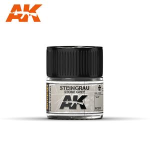 AK INTERACTIVE REAL COLOR: Steingrau-Stone Grey RAL 7030 10ml colore acrilico Lacquer
