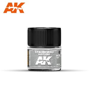 AK INTERACTIVE REAL COLOR: Staubgrau-Dusty Grey RAL 7037 10ml colore acrilico Lacquer