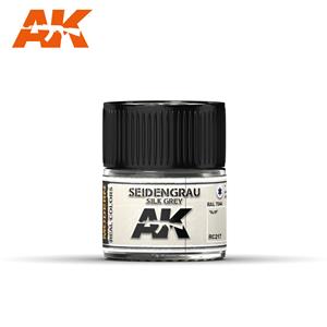 AK INTERACTIVE REAL COLOR: Seidengrau-Silk Grey RAL 7044 - acrylic Lacquer paint