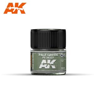 AK INTERACTIVE REAL COLOR: Pale Green FS 34227 10ml colore acrilico Lacquer