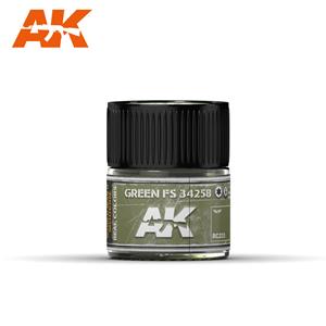 AK INTERACTIVE REAL COLOR: Green FS 34258 10ml colore acrilico Lacquer