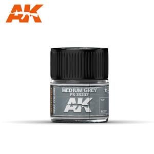 AK INTERACTIVE REAL COLOR: Medium Grey FS 35237 10ml colore acrilico Lacquer