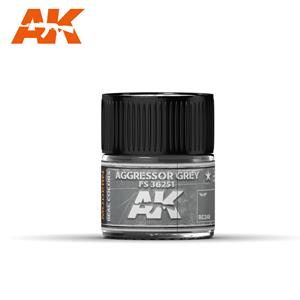 AK INTERACTIVE REAL COLOR: Aggressor Grey FS 36251 10ml colore acrilico Lacquer