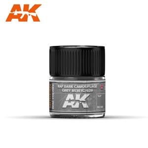 AK INTERACTIVE REAL COLOR: RAF Dark Camouflage Grey BS381C/629 - 10ml - acrylic Lacquer paint