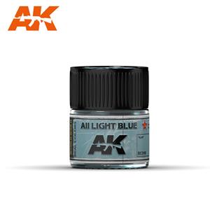 AK INTERACTIVE REAL COLOR: AII Light Blue 10ml colore acrilico Lacquer