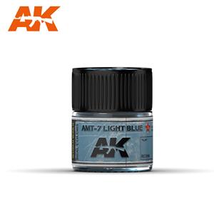 AK INTERACTIVE REAL COLOR: AMT-7 Light Blue 10ml colore acrilico Lacquer