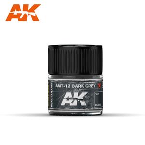 AK INTERACTIVE REAL COLOR: AMT-12 Dark Grey 10ml colore acrilico Lacquer