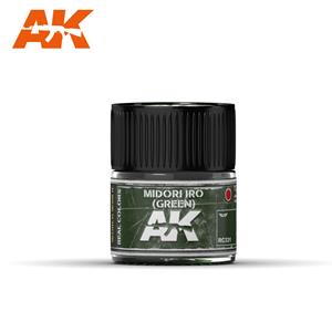 AK INTERACTIVE REAL COLOR: Midori Iro (Green) 10ml colore acrilico Lacquer