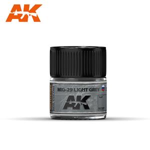 AK INTERACTIVE REAL COLOR: MIG-29 Light Grey 10ml colore acrilico Lacquer