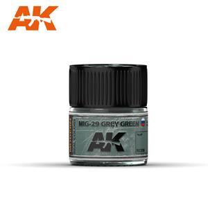 AK INTERACTIVE REAL COLOR: MIG-29 Grey Green 10ml colore acrilico Lacquer