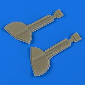 QUICKBOOST: 1/32; Spitfire Mk.Ixc undercarriage covers - per kit REVELL