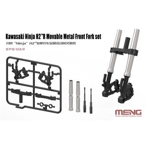MENG MODEL: 1/9; Kawasaki Ninja H2™R Movable Metal Front Fork SeT