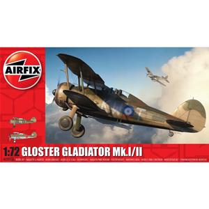 AIRFIX 1:72 Scale: Gloster Gladiator Mk.I/Mk.II