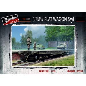 THUNDER MODEL: 1/35; German Ssyl Flat Wagon