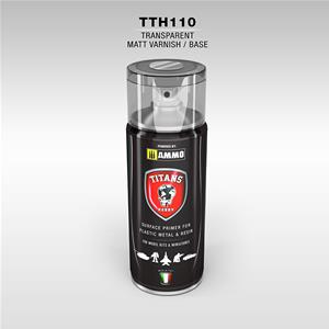 TITANS HOBBY: Vernice Opacizzante Trasparente - 400ml Spray per plastica, metallo e resina