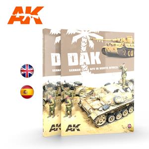 AK INTERACTIVE: libro DAK German AFV in North Africa (196 pagine, lingua inglese, copertina semi-rigida)