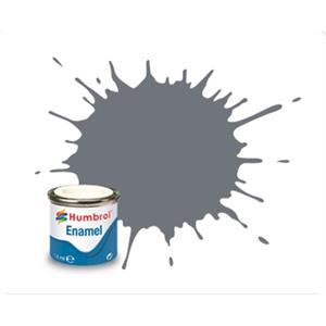 HUMBROL: No 164 Dark Sea Grey Satin; enamel paint 14 ml