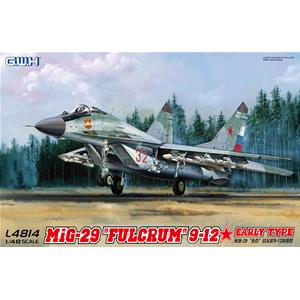GREAT WALL HOBBY: 1/48 MIG-29  9-12 Early Type "Fulcrum " /w 9-12 Late 2 in 1