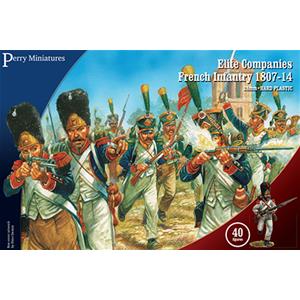 Perry Miniatures: 28mm; Elite Companies; French Napoleonic Infantry 1807-14 (40 miniat.)