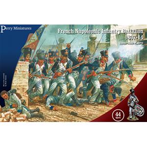 Perry Miniatures: 28mm; French Napoleonic Infantry Battalion 1807-14. (44 miniat.)