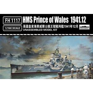 FLYHAWK: 1/700; HMS Prince of Wales Dec. 1941